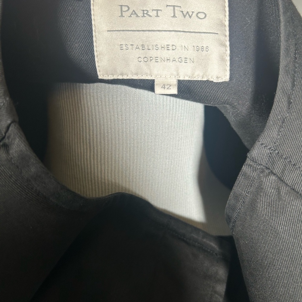 Part Two Copenhagen Scandinavian Women's Black Utility Jacket - Picture 4 of 4